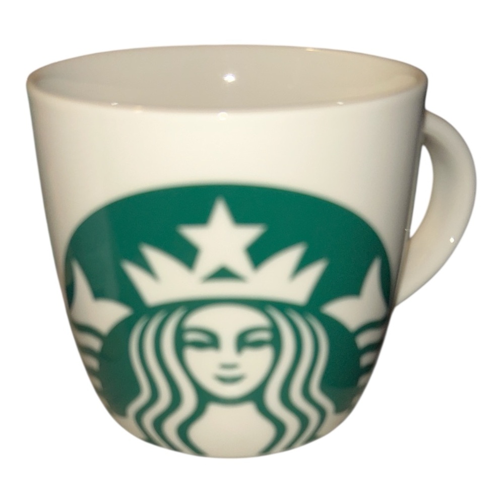 Starbucks 2017 Mermaid Siren Logo White Green Coffee Mug Cup 14oz